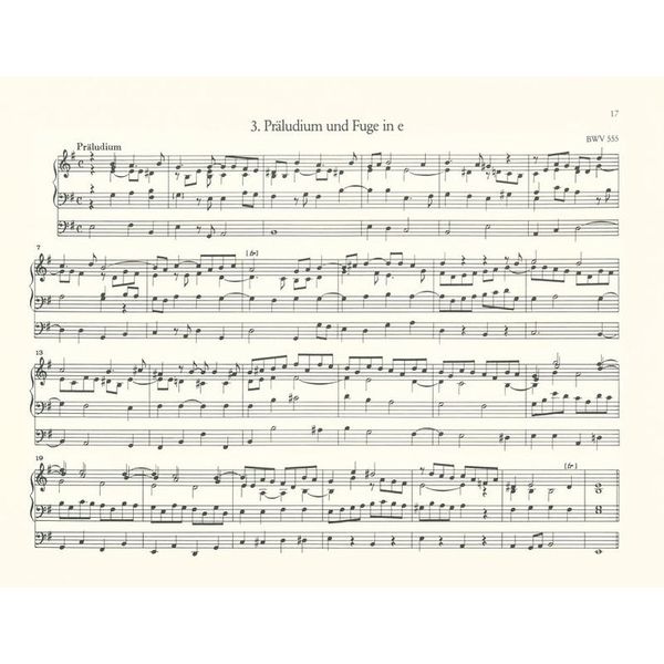 Breitkopf & Hrtel Bach Acht Prludien und Fugen