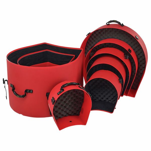 Hardcase HRockFus3 F.Lined Set Red