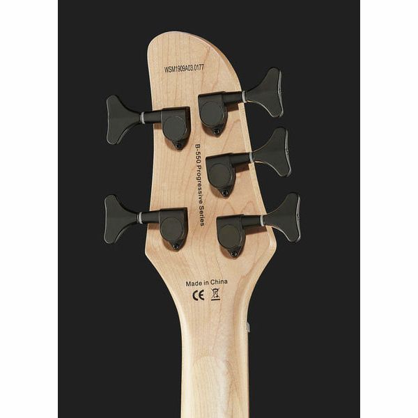 Harley Benton B-550 Black Progressive Set 1