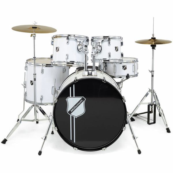 Millenium Focus 22 Drum Set White