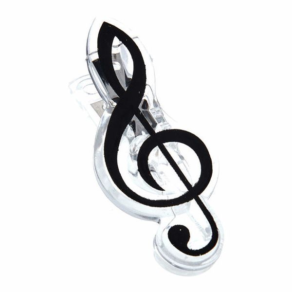 agifty Music Clip Violin Clef Black
