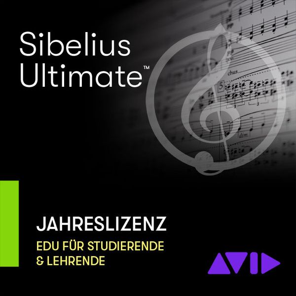 Avid Sibelius Ultimate Ann Subs EDU