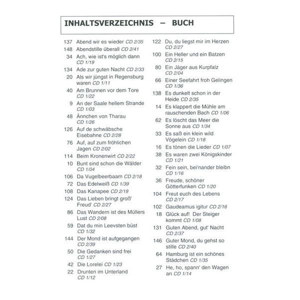 Bosworth Deutsche Volkslieder