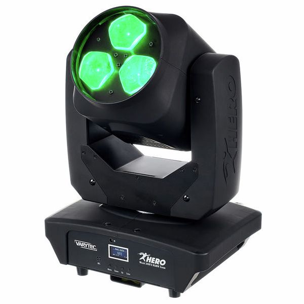Varytec Hero Wash 340FX RGBW Zo Bundle