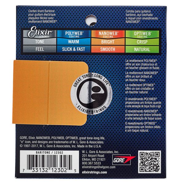 Elixir Nanoweb Baritone