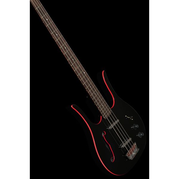 Danelectro 58 Longhorn Bass Black Red