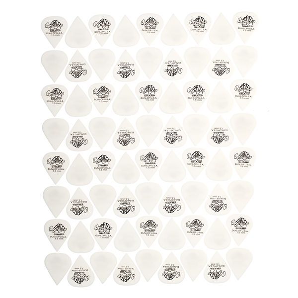 Dunlop Plectrums Tortex Sharp 1,50 72