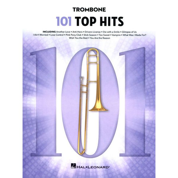 Hal Leonard 101 Top Hits for Trombone