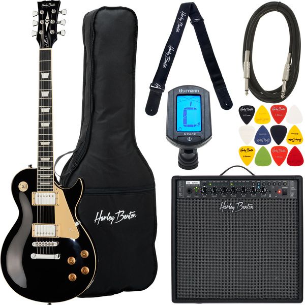 Harley Benton SC-450 BK Classic Serie Set