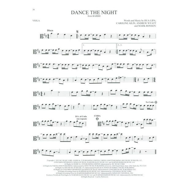 Hal Leonard 101 Top Hits for Viola