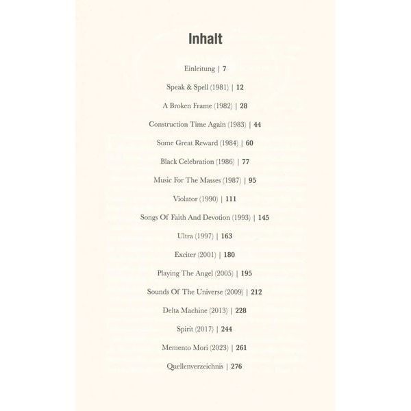 Hannibal Verlag Depeche Mode