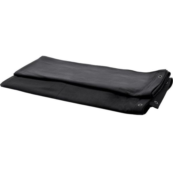 Stairville Curtain 300g/m 3.0x3.0m Bk