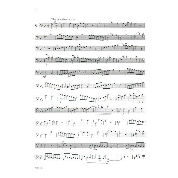 Music Minus One Simandl 30 Etudes Double Bass