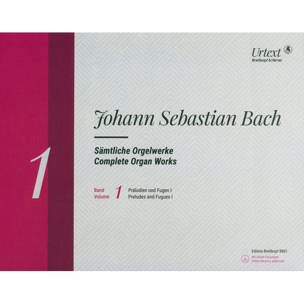 Breitkopf & Hrtel Bach Smtliche Orgelwerke 1