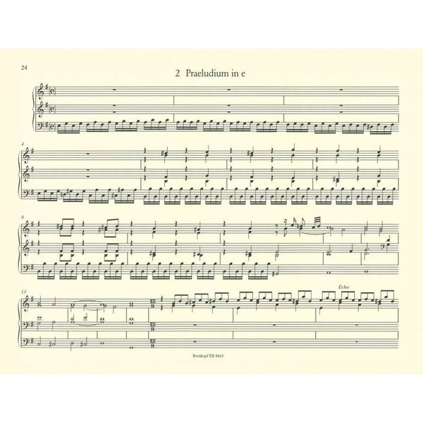 Breitkopf & Hrtel Bruhns Smtliche Orgelwerke