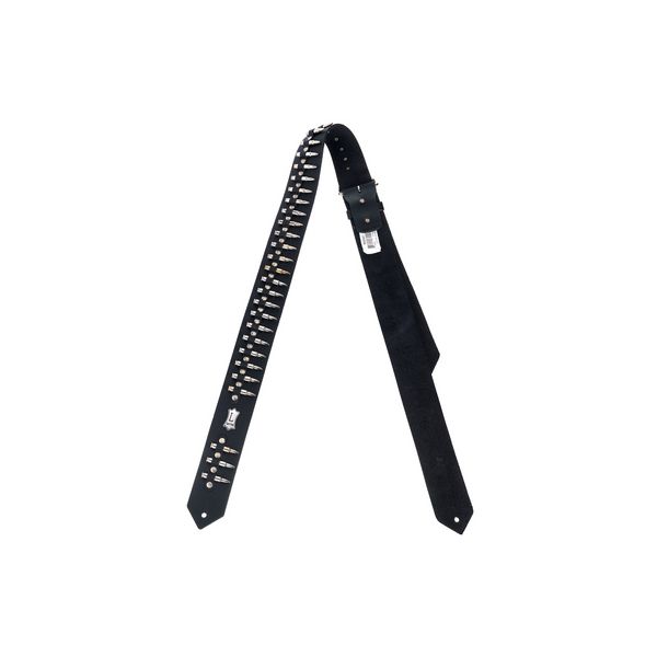 Levys Leather Strap 2" BLK R B-Stock