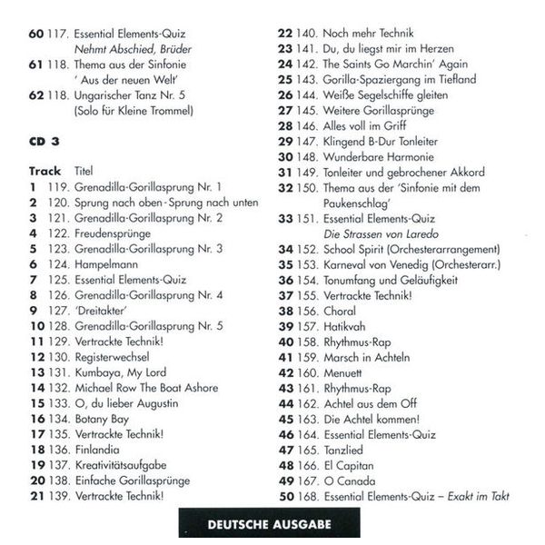 De Haske Essential Elements CD-Set 1