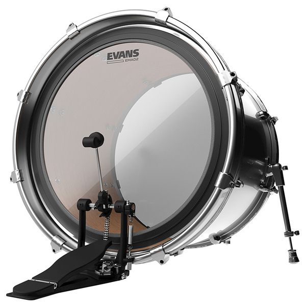Evans 20" EMAD2 Clear Bass Drum