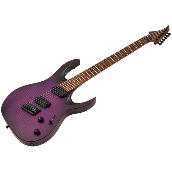 Solar Guitars A1.6FDPB-FF Flame Purple Burst