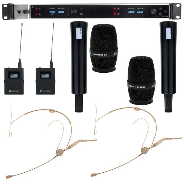 Sennheiser EW-DX 2x HSP2 2x 945 R1-9 Set