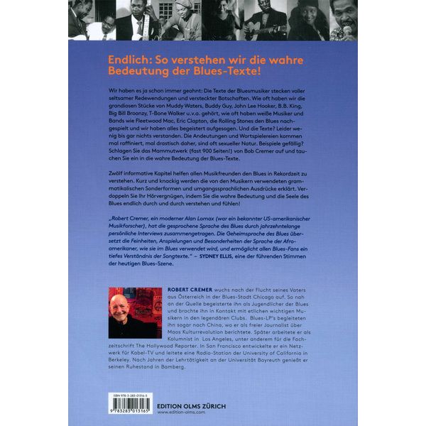 Edition Olms Die Geheimsprache des Blues