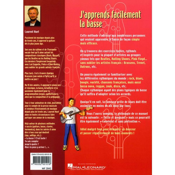 Edition Carisch J'apprends facilement la Basse