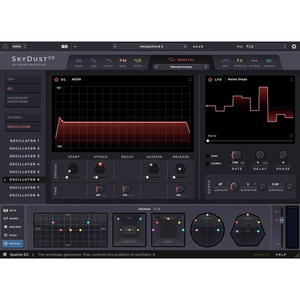 Sound Particles SkyDust 3D
