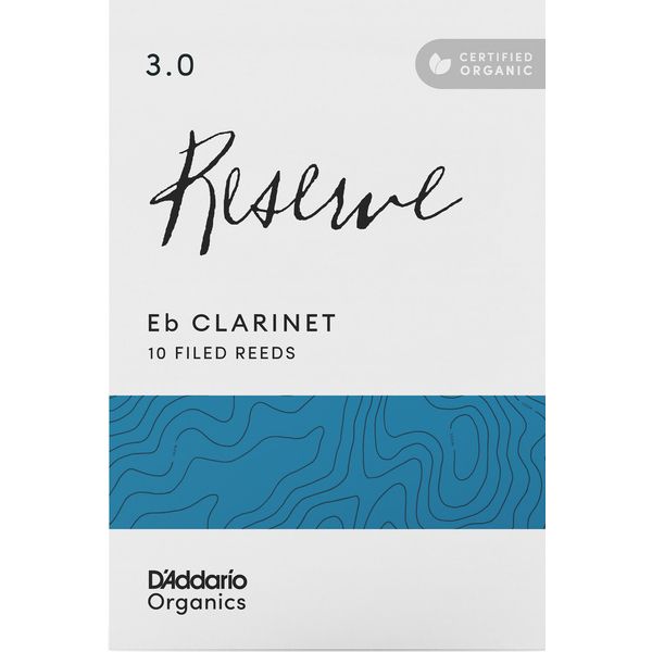 DAddario Woodwinds Organic Reserve Eb CLAR 3.0