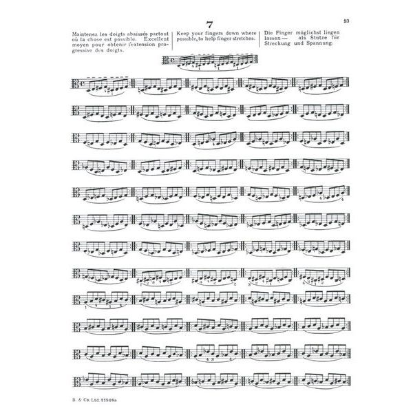 Bosworth Sevcik Viola Studies op.1 /1