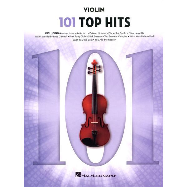 Hal Leonard 101 Top Hits for Violin