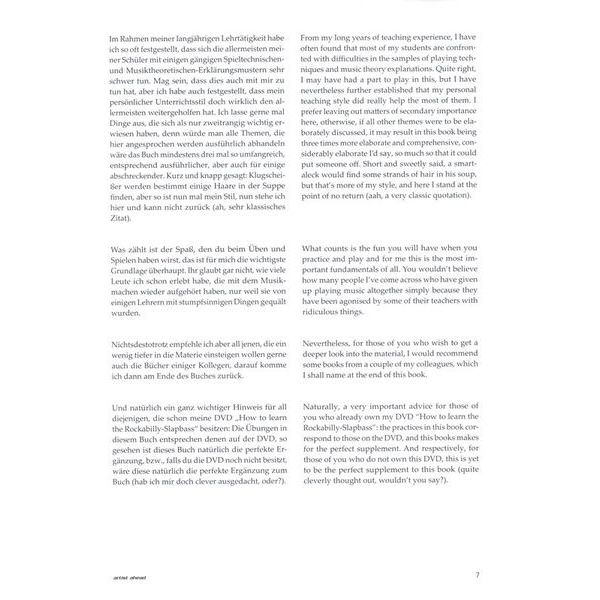 Artist Ahead Musikverlag Rockabilly Slapbass