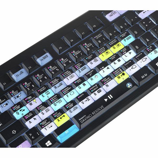Logickeyboard Astra 2 Davinci Resolve PC DE