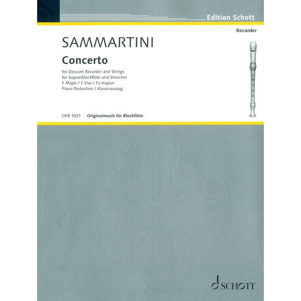 Schott Sammartini Concerto F-Dur