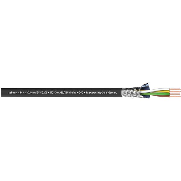 Sommer Cable DMX Cable Black 4x0,34mm +GND