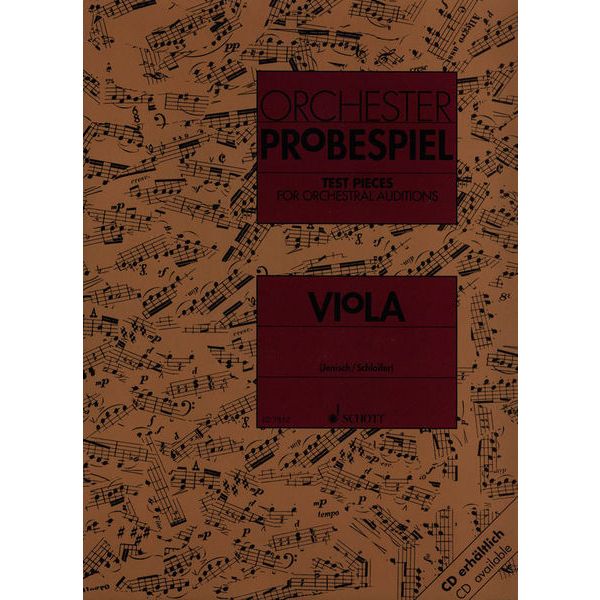 Schott Orchester Probespiel Viola