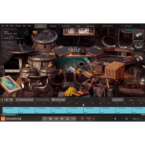 Toontrack EZX Dark Industrial