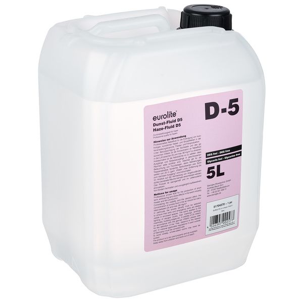 Eurolite D-5 Hazer-Fluid 5L Oil Based