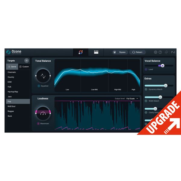 iZotope Ozone 11 Adv UG Ozone 9/10 Std
