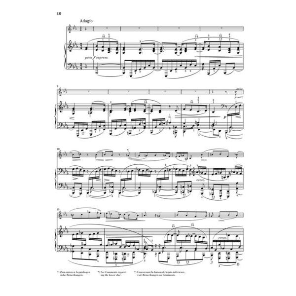 Henle Verlag Brahms Violinsonate G-Dur