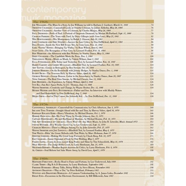 Hal Leonard Downbeat - Jazz Interviews