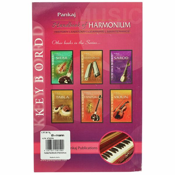 Pankaj Publications Handbook of Harmonium