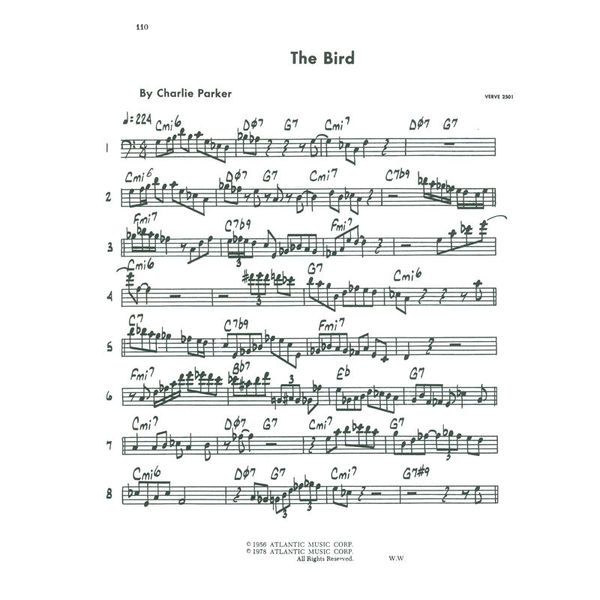 Atlantic Music Charlie Parker Omnibook BC