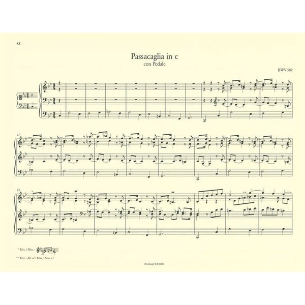 Breitkopf & Hrtel Bach Smtliche Orgelwerke 4