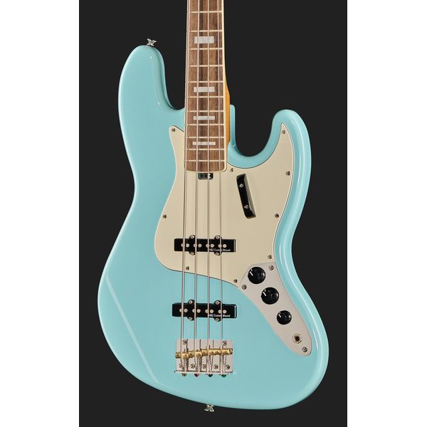 Harley Benton MV-4JB Daphne Blue w/Case