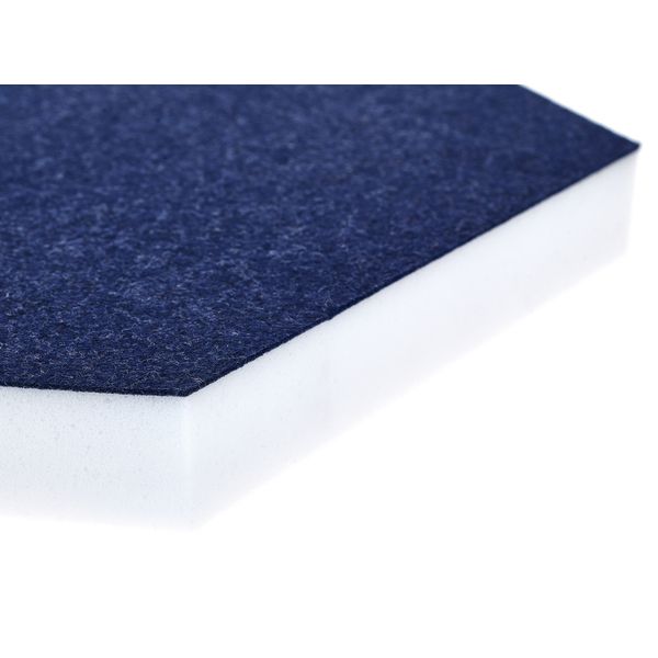 t.akustik Hexagon Melamine Dark Blue 25