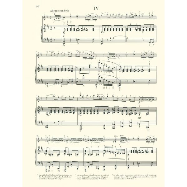 Henle Verlag Prokofjew Sonate Nr. 2
