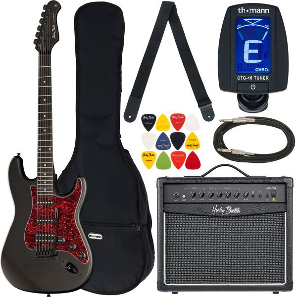 Harley Benton ST-20HSS Standard SBK Bundle