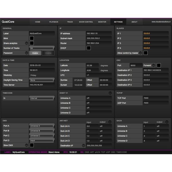 Visual productions  QuadCore