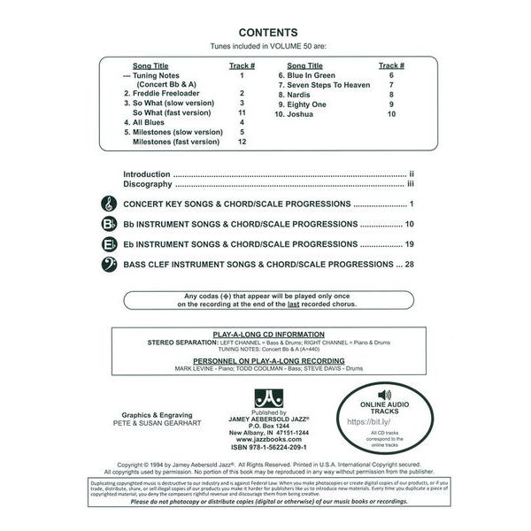 Jamey Aebersold Magic Of Miles Davis