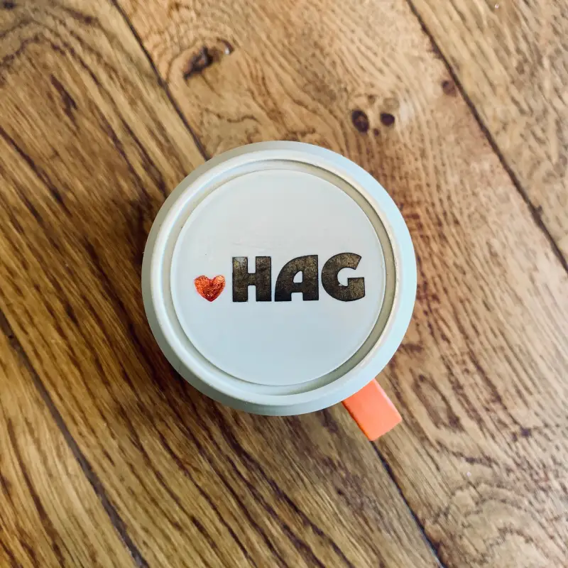 HAG Thermos Caff�� Arancione Design - Italia 1970